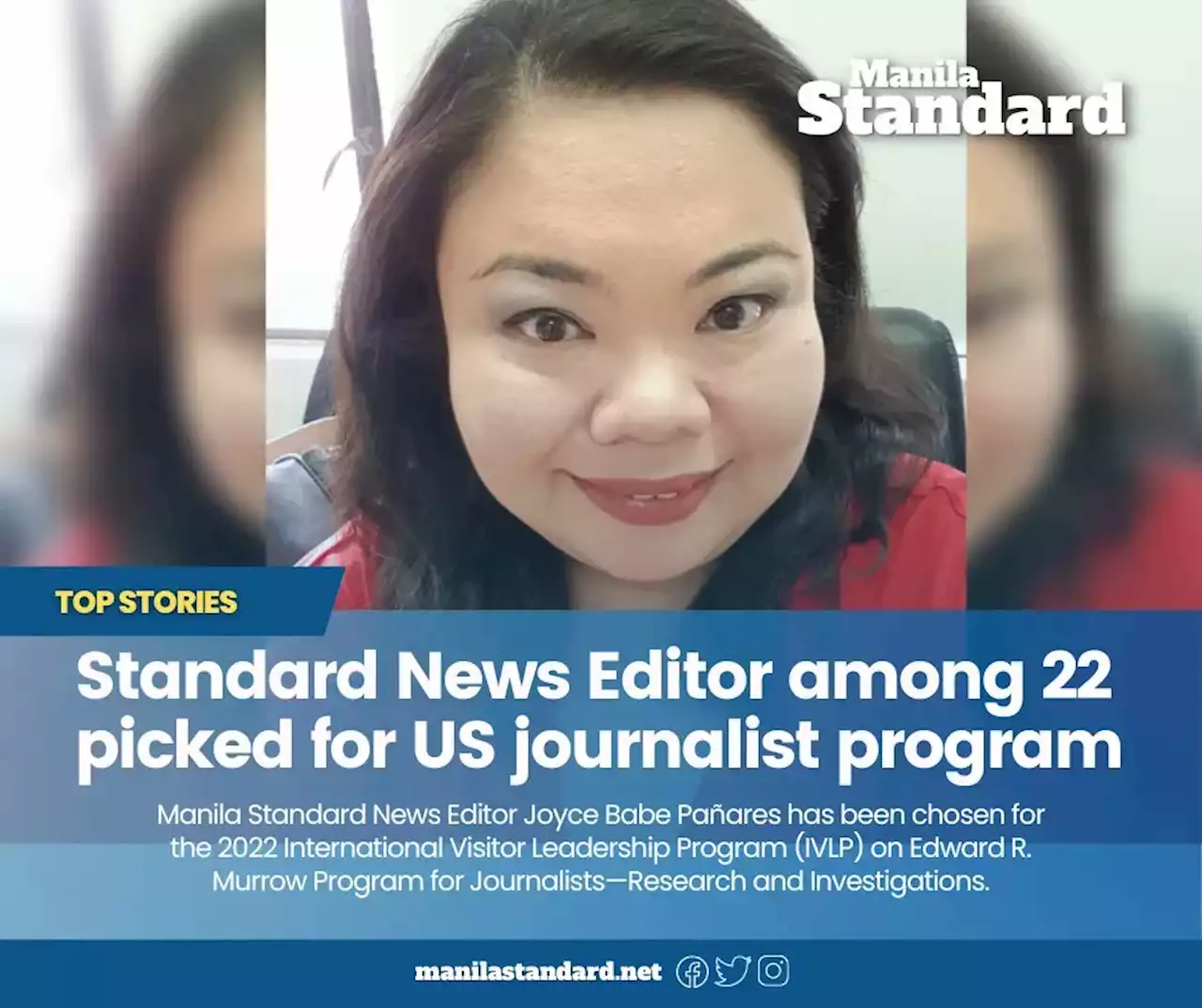 Standard News Editor among 22 picked for US journalist program