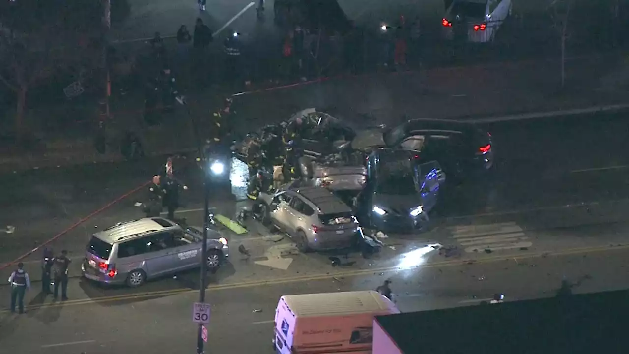 At Least 2 Dead, 10 Hospitalized in Fatal High-Speed Crash on Chicago's South Side