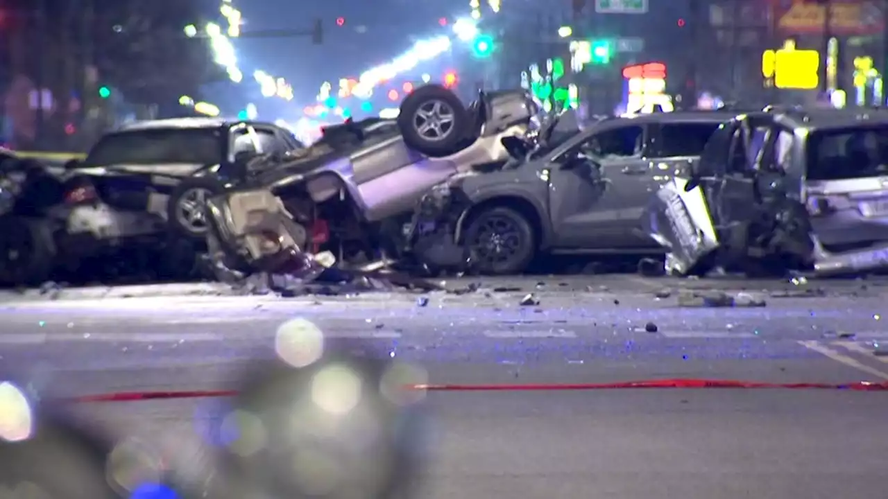 Stolen Car Driving Wrong Way Leaves 2 Dead, 16 Hurt in Fiery Chicago Crash