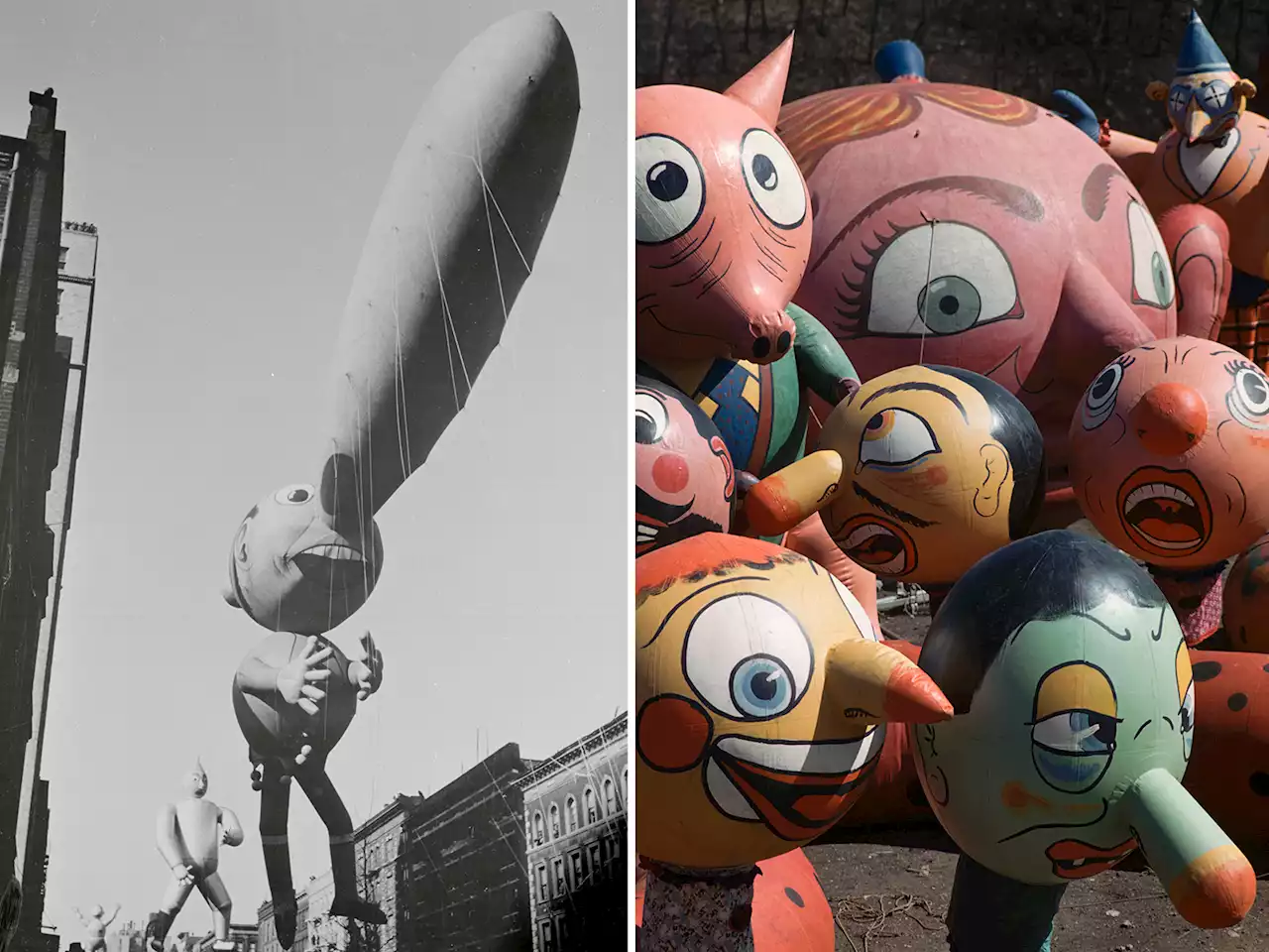 See the vintage Thanksgiving parade balloons dubbed 'nightmare fuel'