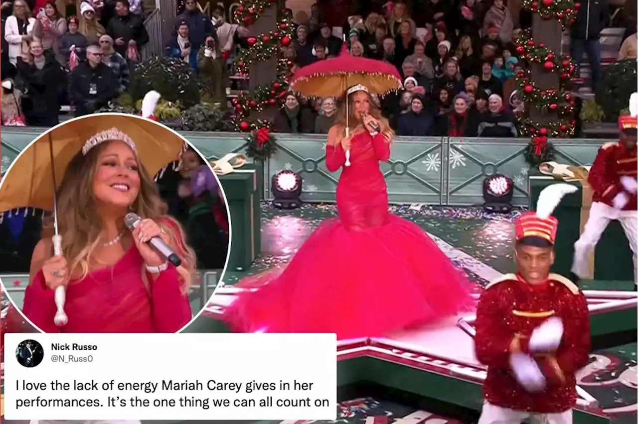 Internet doesn’t hold back after Mariah Carey’s Thanksgiving Day Parade performance