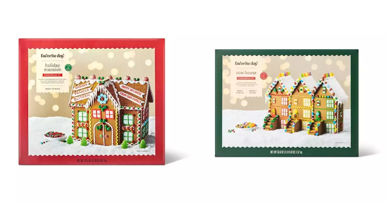 Target’s Holiday Gingerbread House Kits Include Log Cabins, Mini Villages, and More