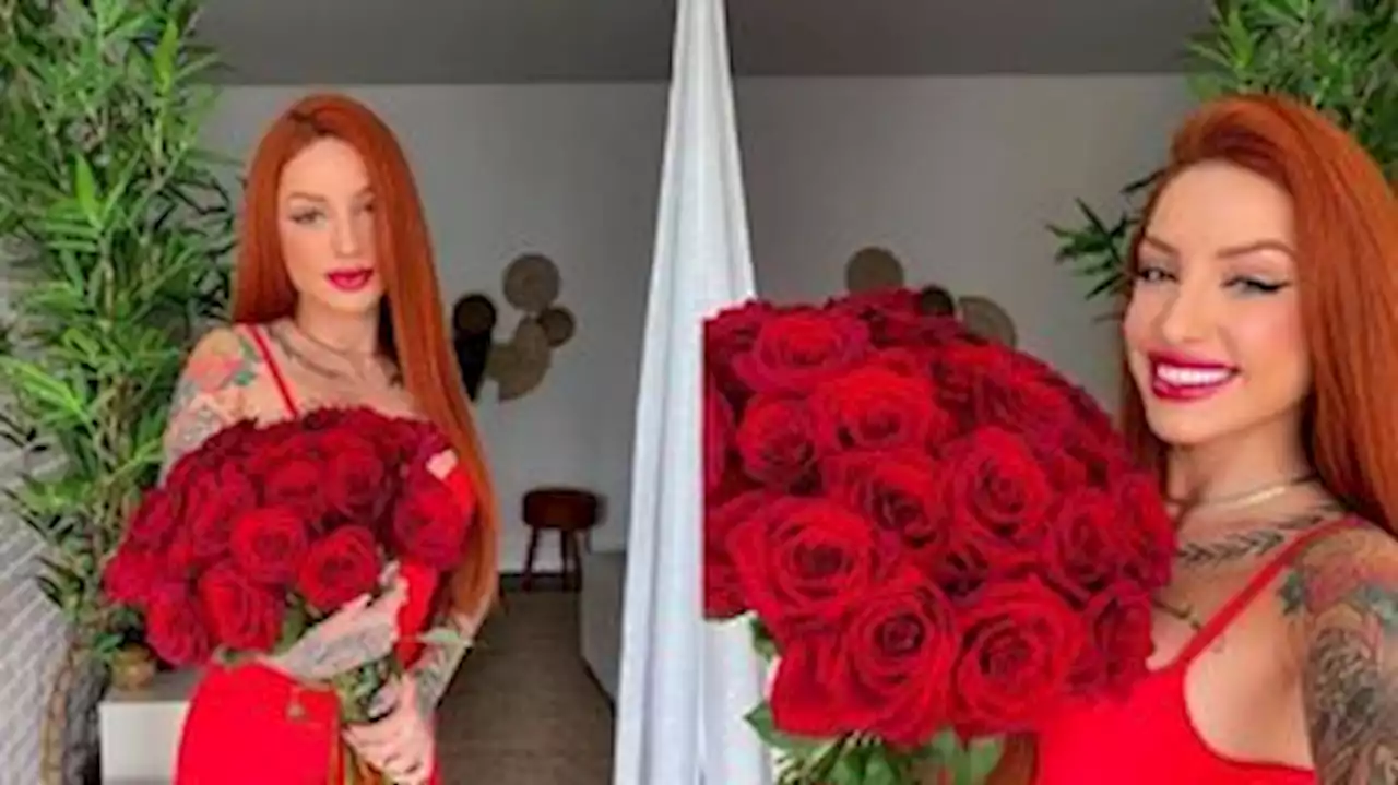 Brenda Paixão ganha flores e manda suposta indireta a Matheus Sampaio