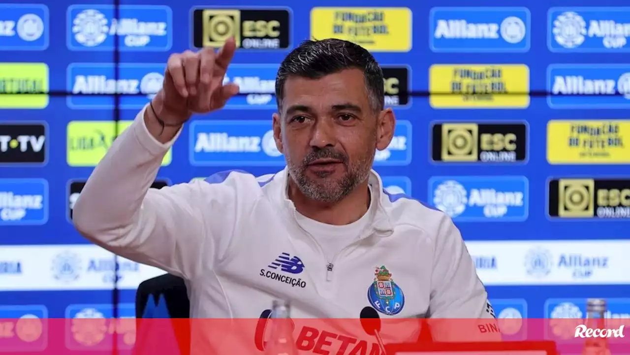 Conceição e a Allianz Cup como 'pedra no sapato': «Não é um título amaldiçoado»