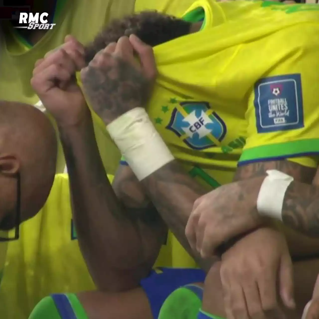 Brésil-Serbie: en larmes, Neymar sort sur blessure... grosse inquiétude pour la Seleçao et le PSG