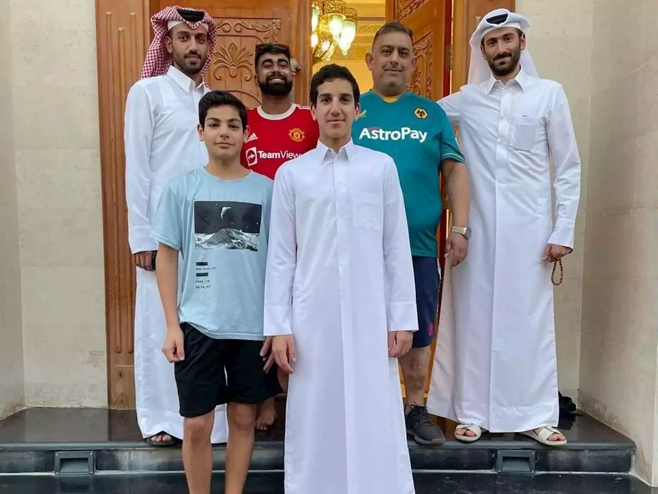 Wolves fans visit Qatari millionaire's mansion after striking up 'surreal' World Cup friendship