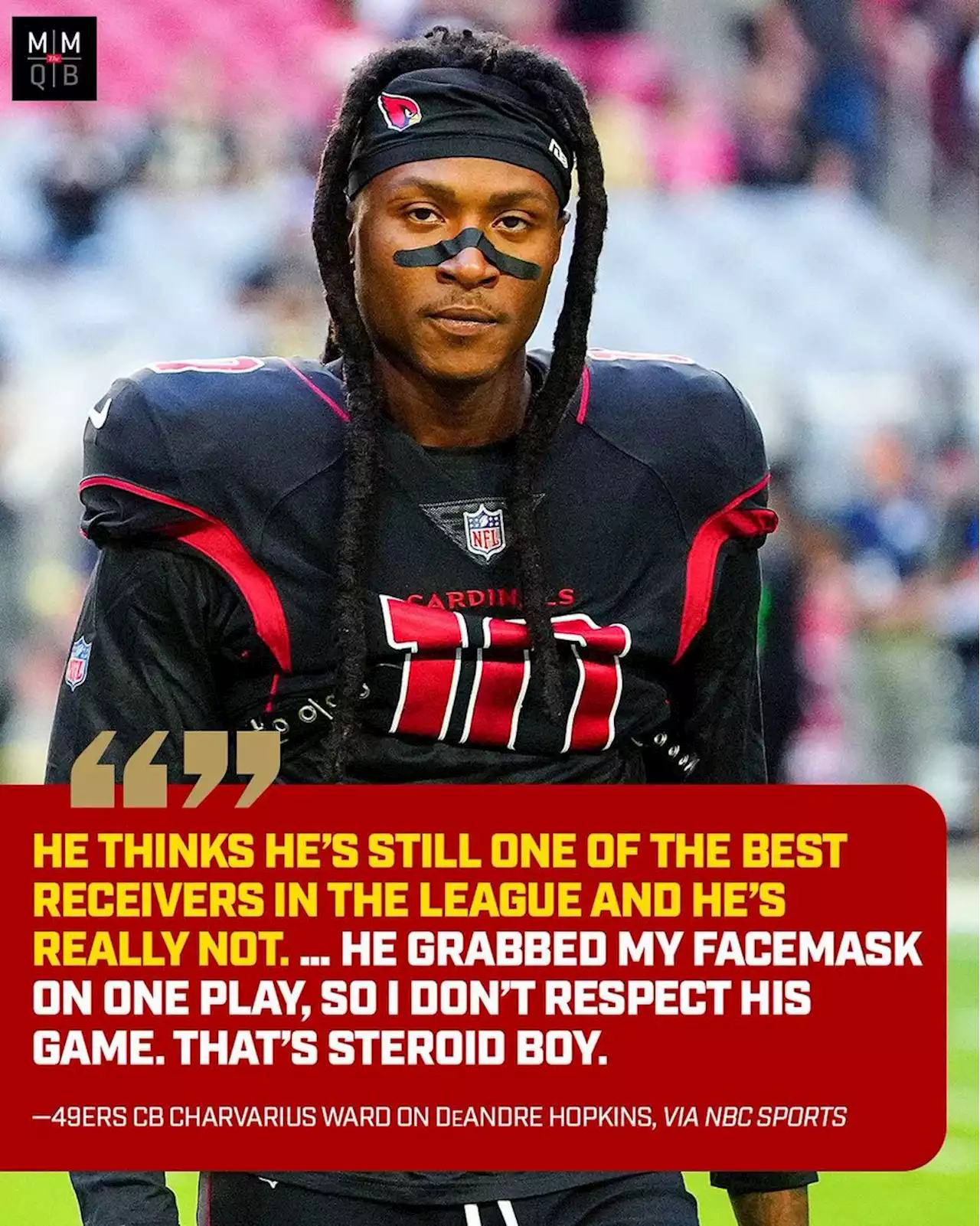 49ers’ Charvarius Ward Bashes DeAndre Hopkins With Steroid Insult