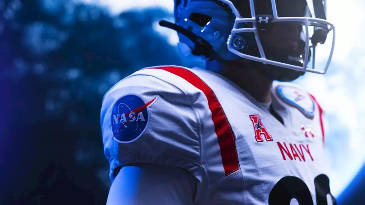 US Naval Academy unveils NASA-inspired football uniforms ahead of Army-Navy game