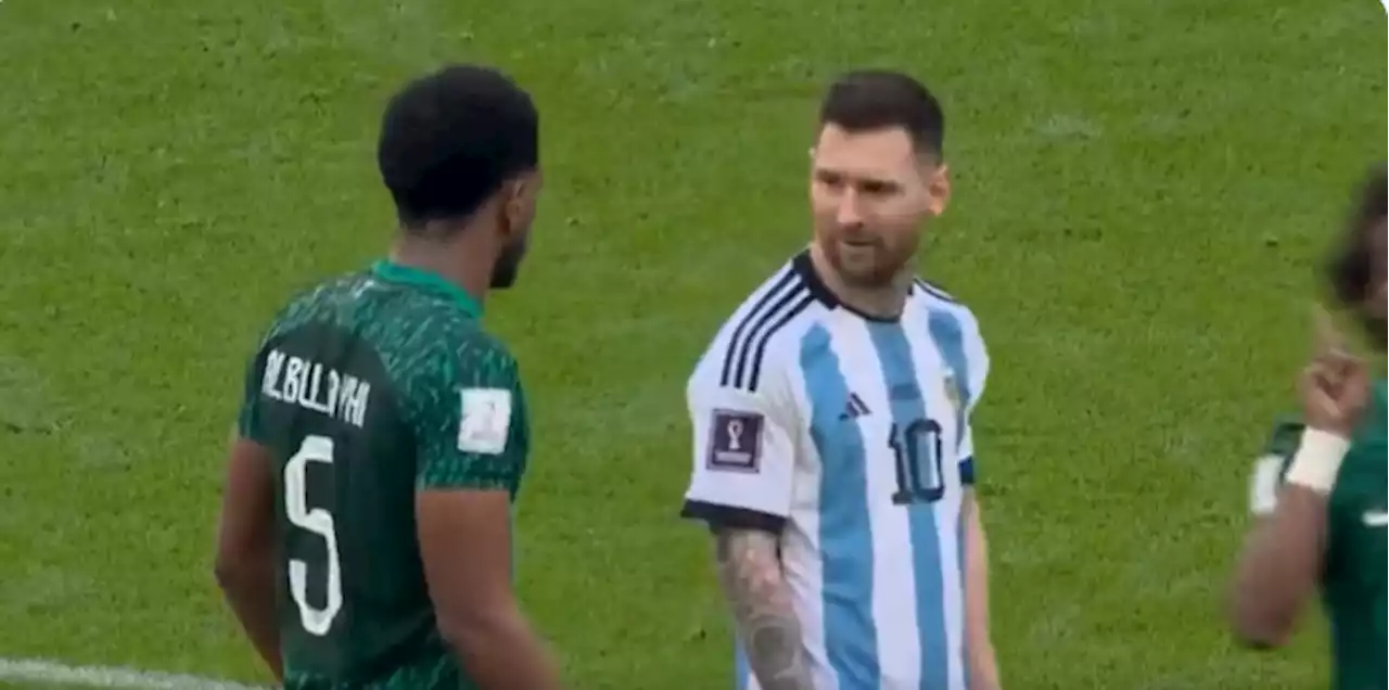 Saudi Arabia defender Ali Al-Bulayhi explains what he shouted at puzzled Lionel Messi