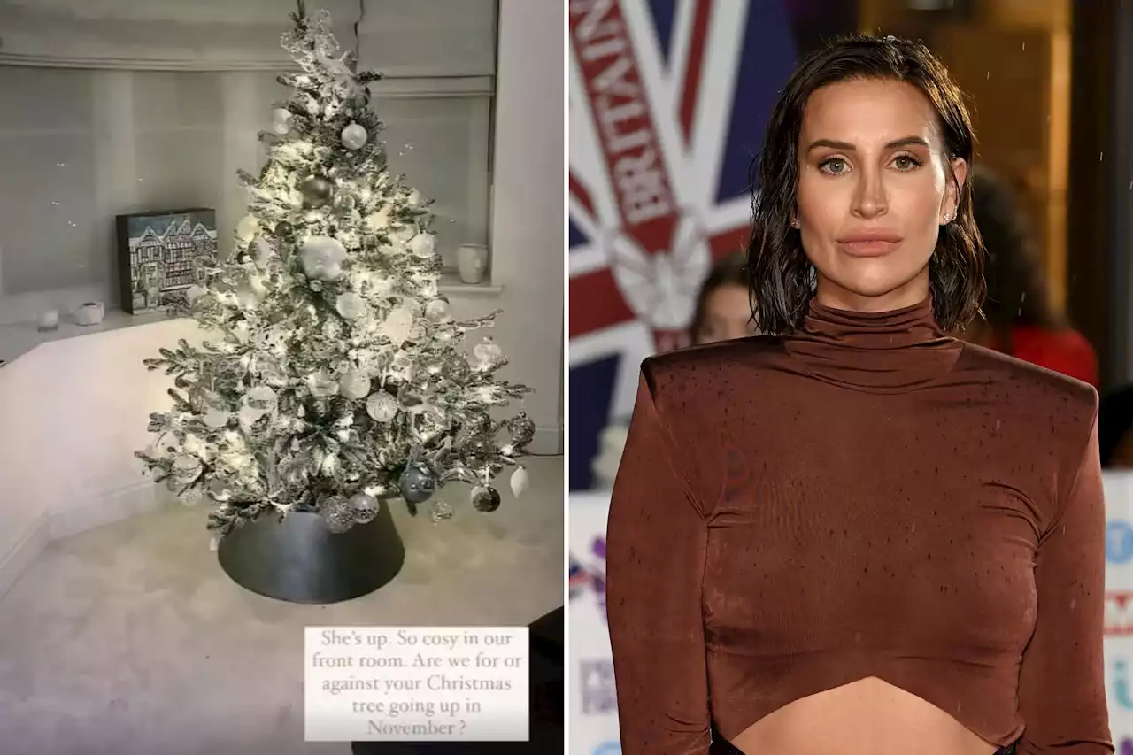 Ferne McCann puts up her Christmas tree after tough few weeks