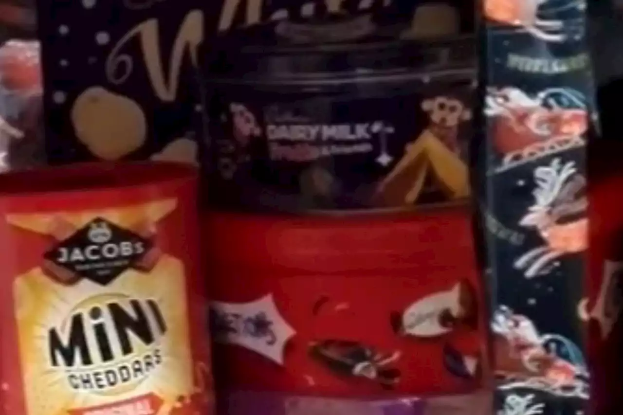 Woman reveals the HUGE food stash she's stored away in her 'Christmas cupboard'