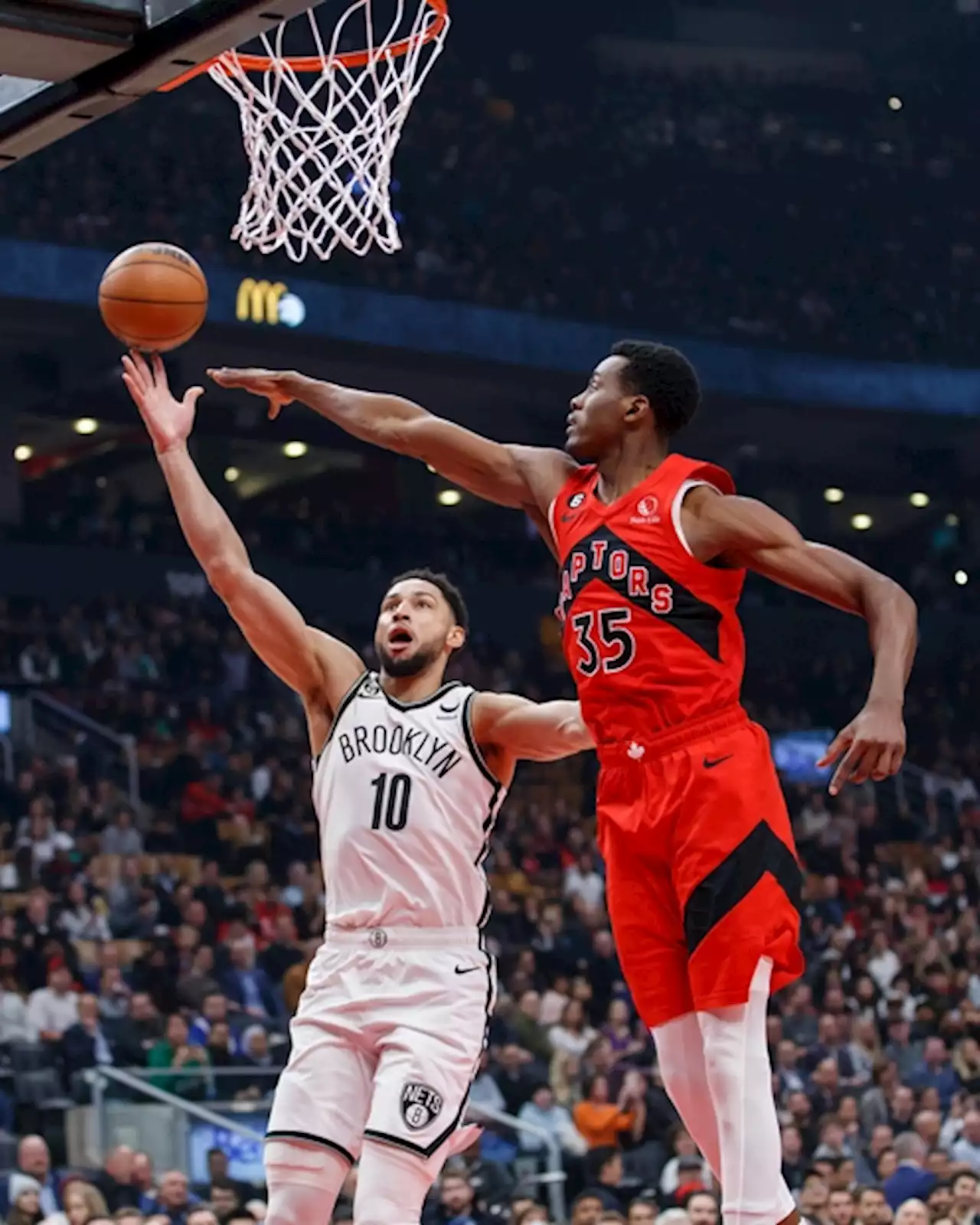 Down three starters, Raptors put up a fight but fall to Nets