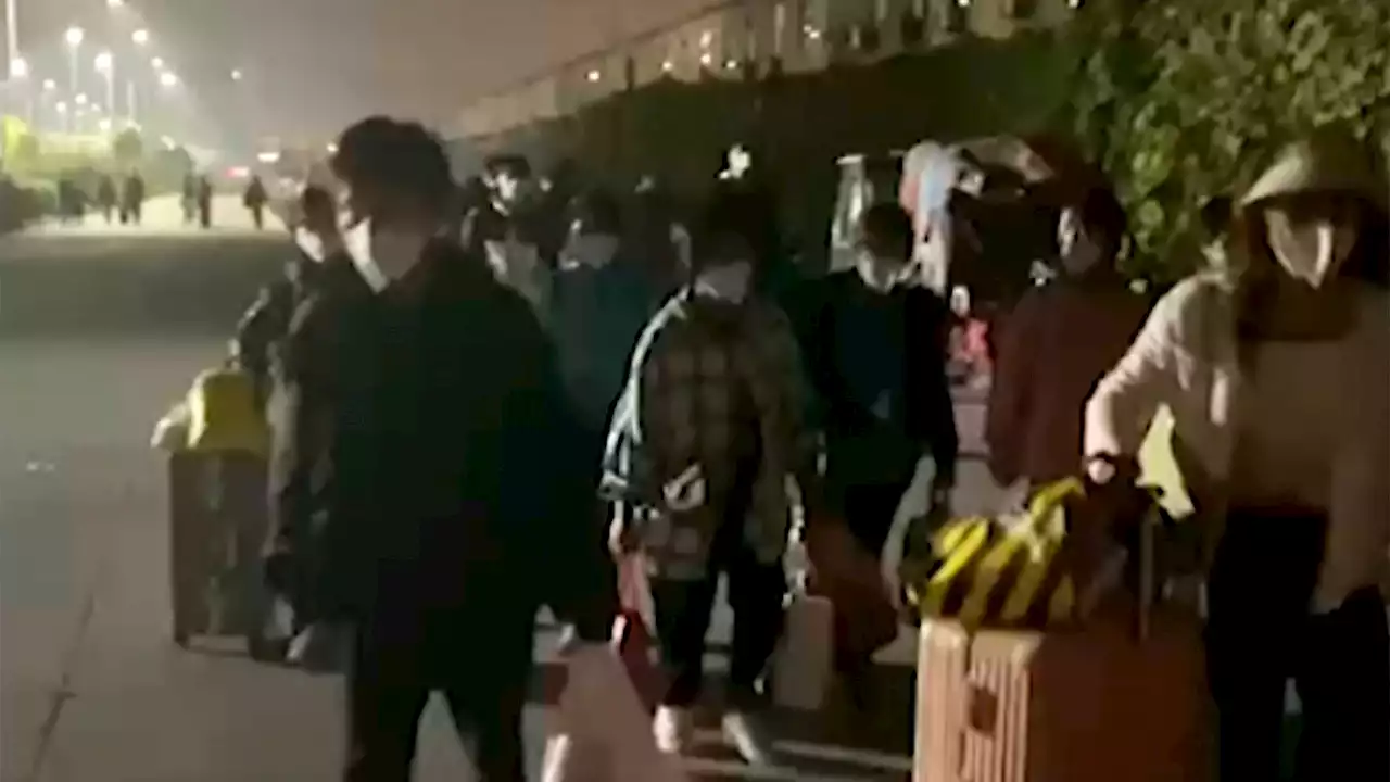 Protesting Workers Beaten at Chinese iPhone Factory