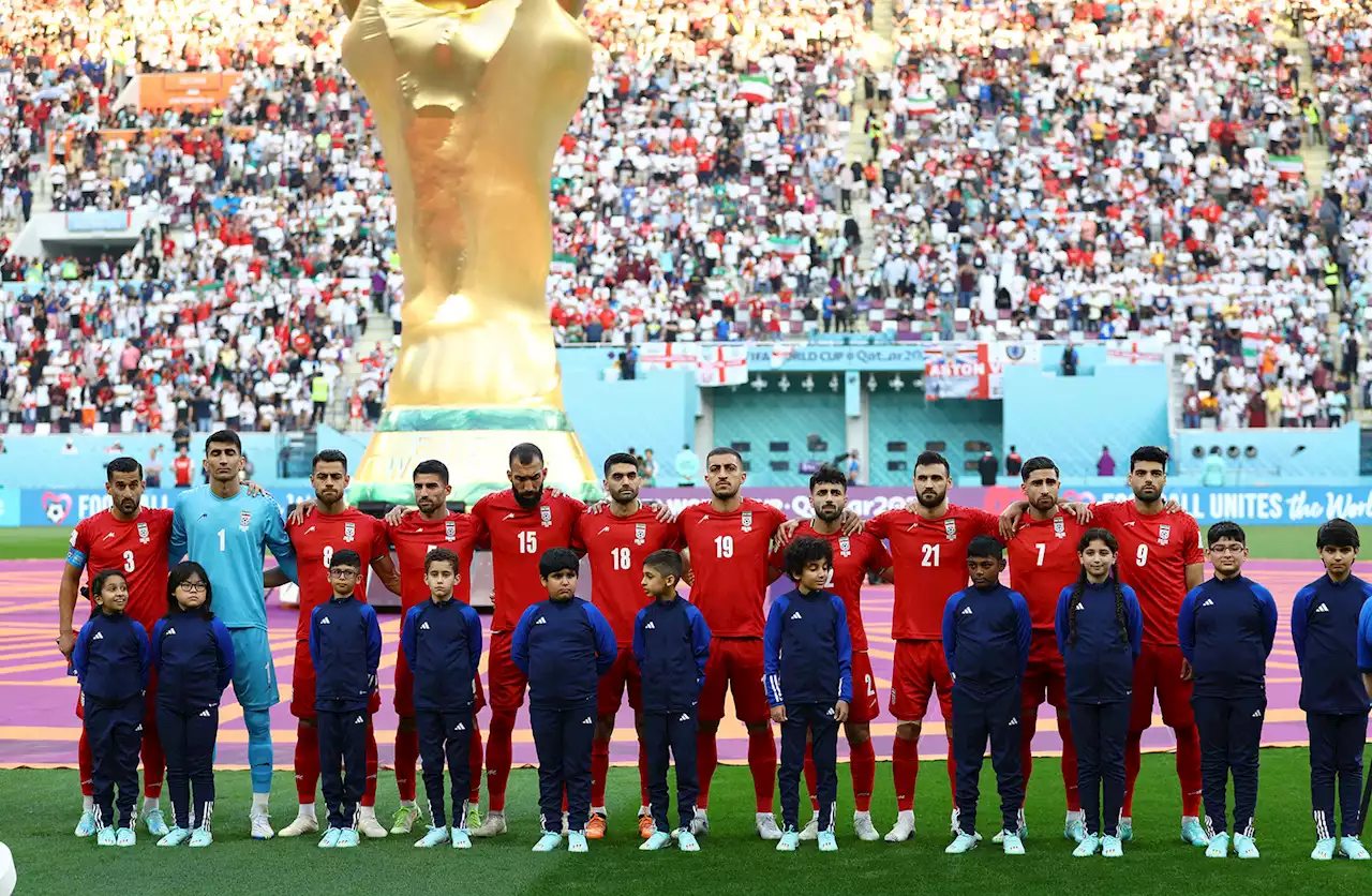 Iran players remain silent during national anthem at World Cup in apparent protest of Iranian regime