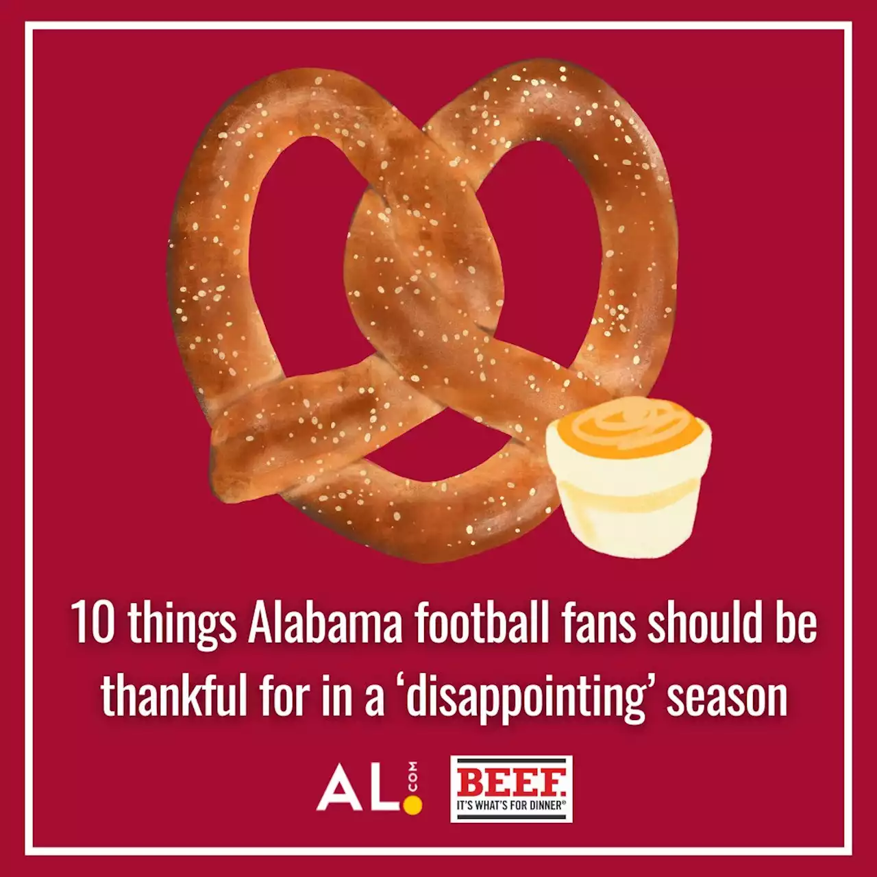 10 things Alabama football fans should be thankful for in a ‘disappointing’ season