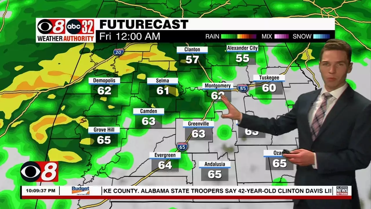 Soaking Rain Thanksgiving Night And Late Saturday - Alabama News