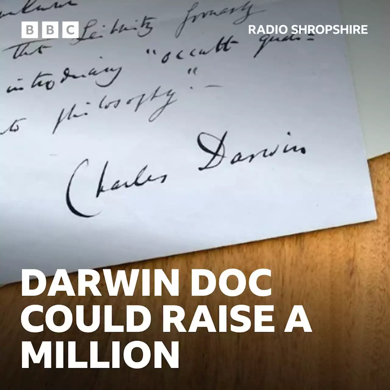 Charles Darwin: Autographed document could fetch record price