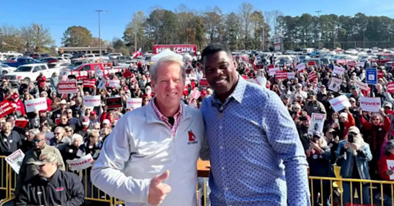 Gov. Brian Kemp Goes All In for Herschel Walker in Georgia Senate Runoff