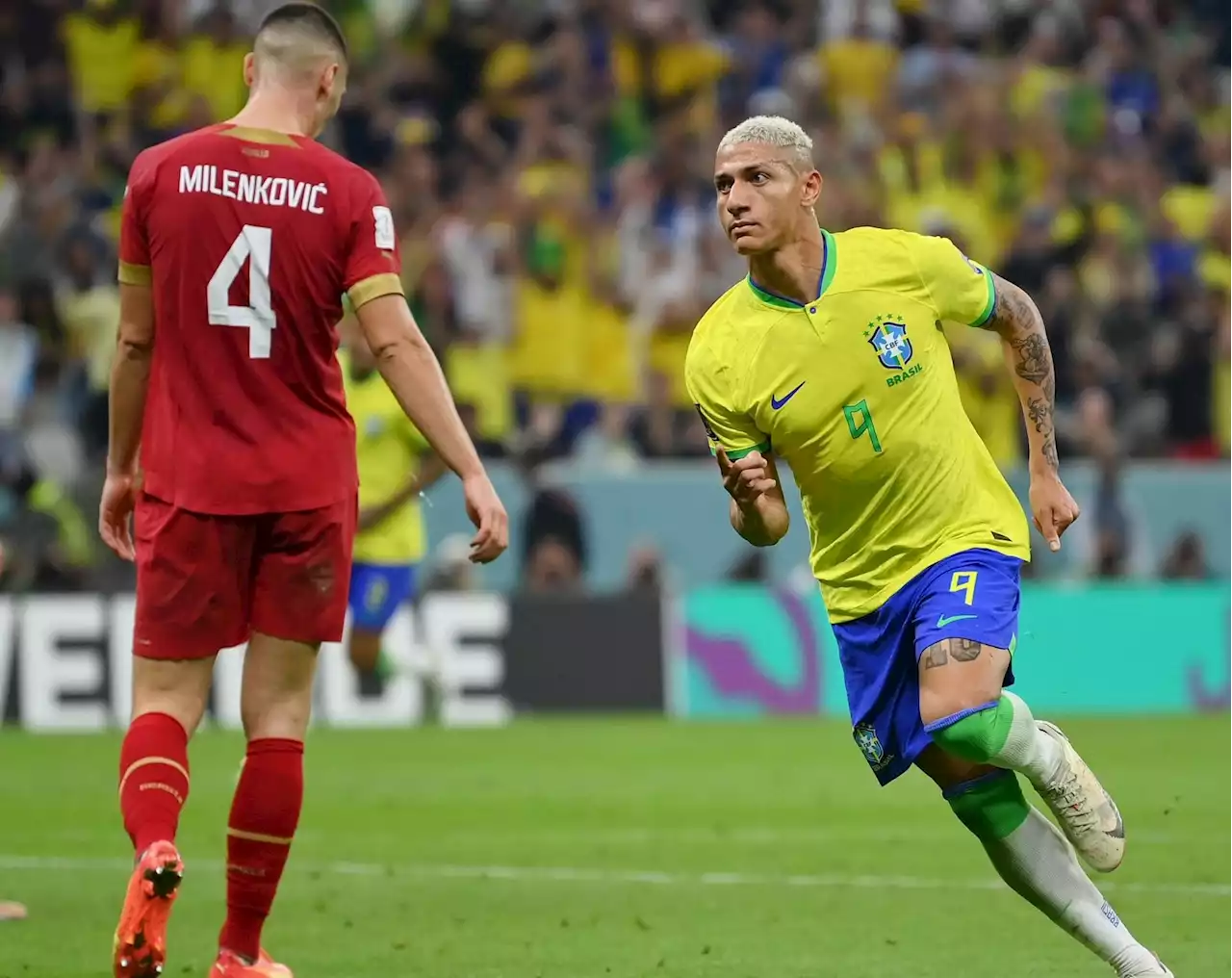 Brazil breaks down gritty Serbia to win World Cup opener