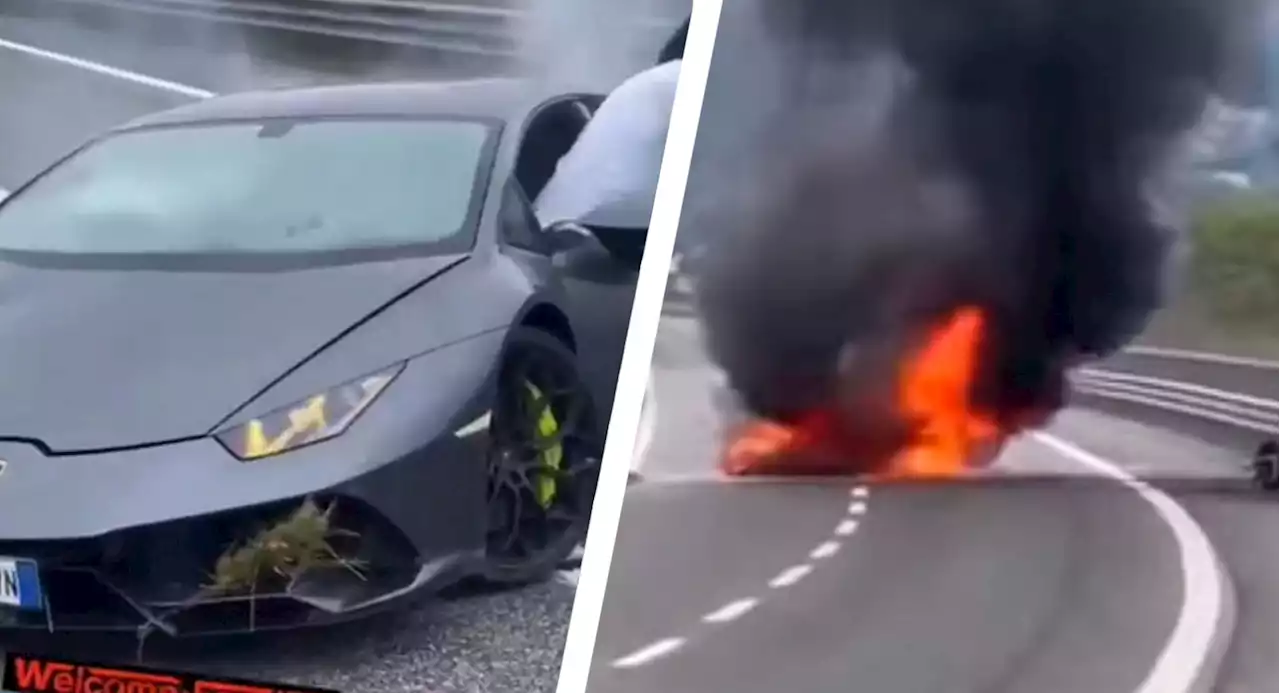 Lamborghini Huracán Crashes And Burns After Being Filmed Going 186 MPH On Italian Highway | Carscoops