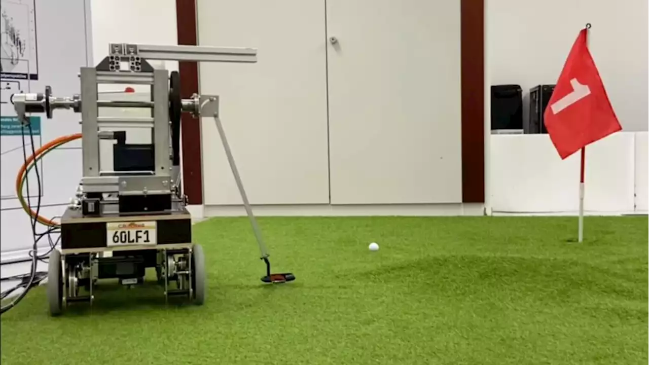 Så ska robotar bli bättre på att spela golf