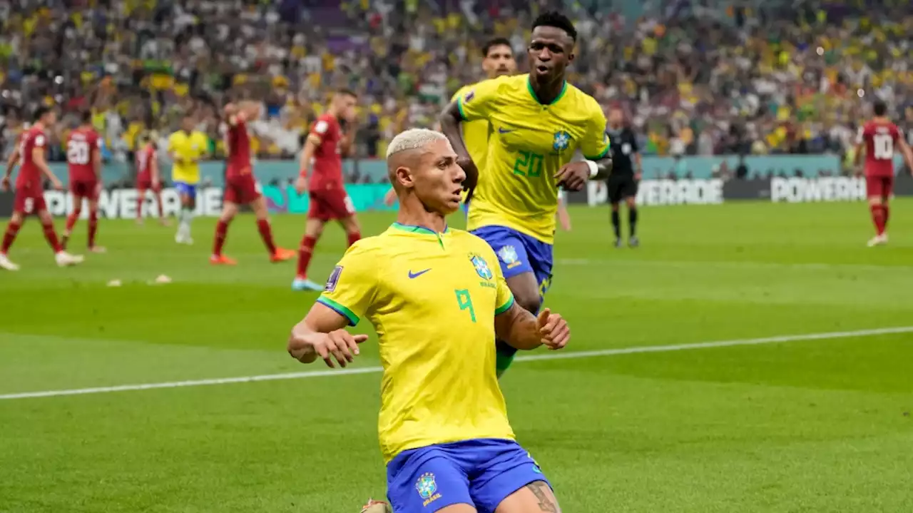 Richarlison, Vinicius Jr. lead Brazil to 2-0 World Cup win over Serbia