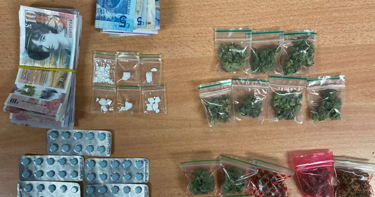 Cocaine, cannabis and £2k cash seized after Scots cops pull over erratic driver