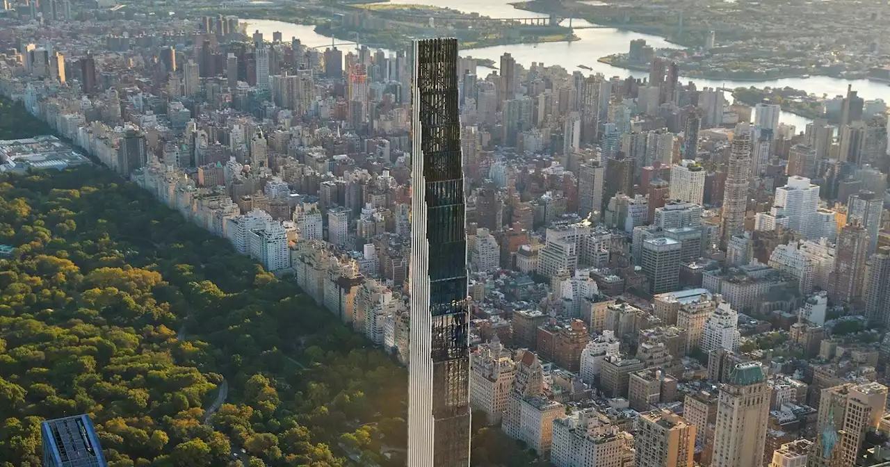 The world's skinniest skyscraper is now complete — and its interiors are remarkable