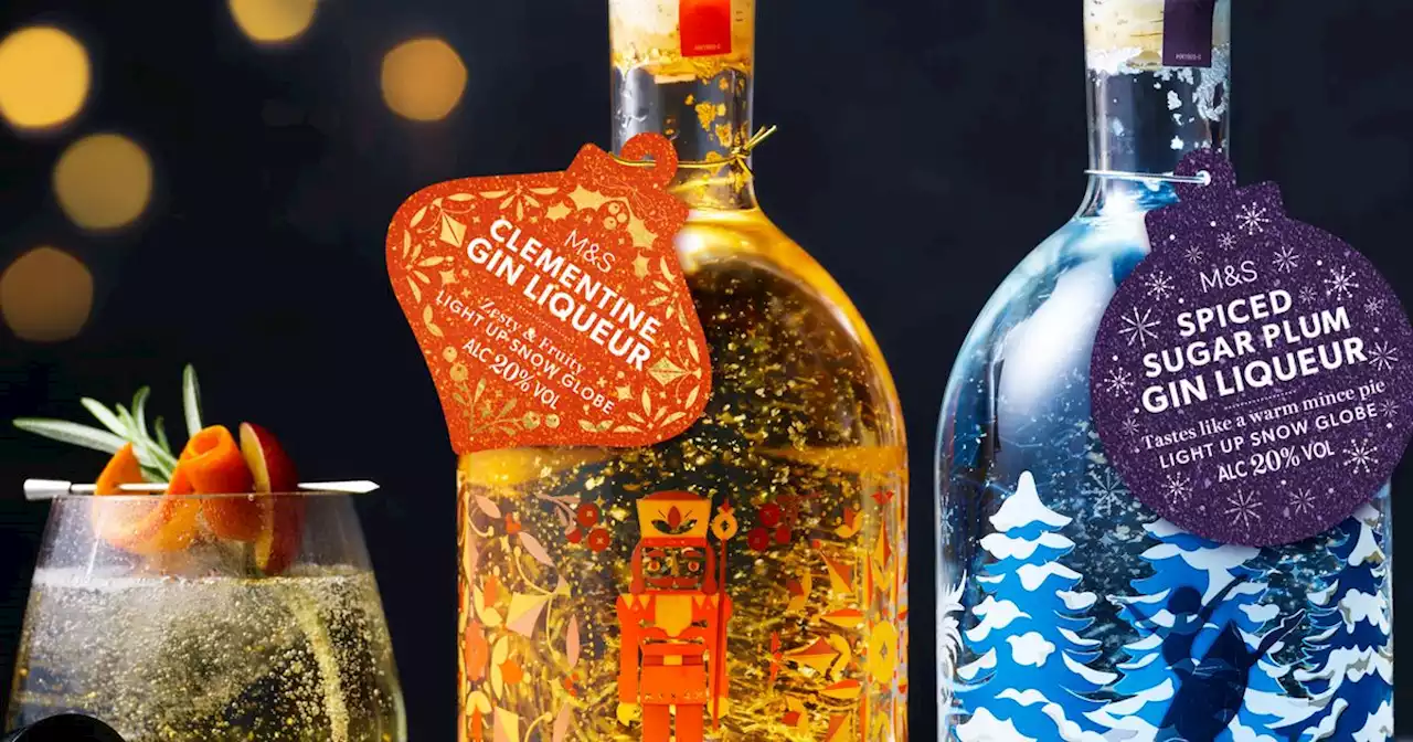 M&S light up snow globe gin drops to £10 in Black Friday deal