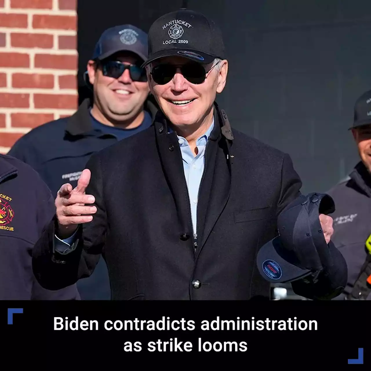 With rail strike looming, Biden says he has 'not directly engaged,' contradicting White House press secretary