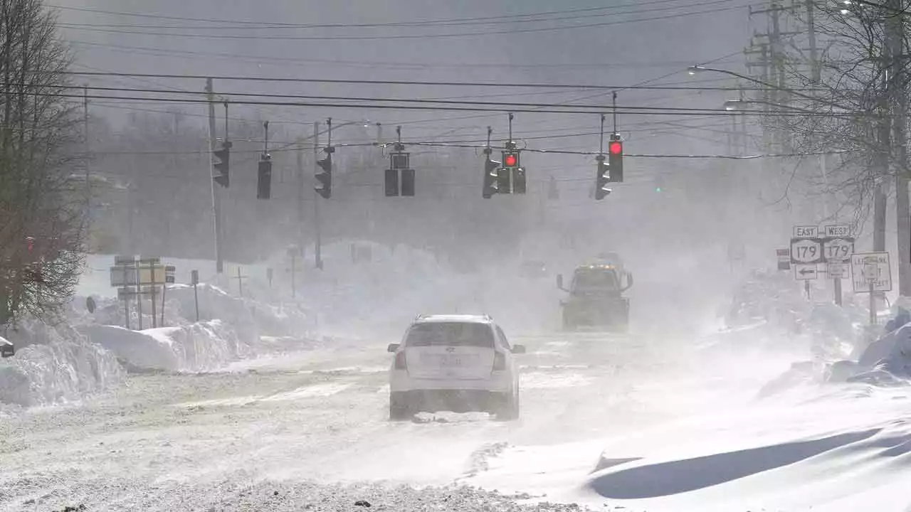 Buffalo city employee dies after being struck while clearing streets following massive snowstorm