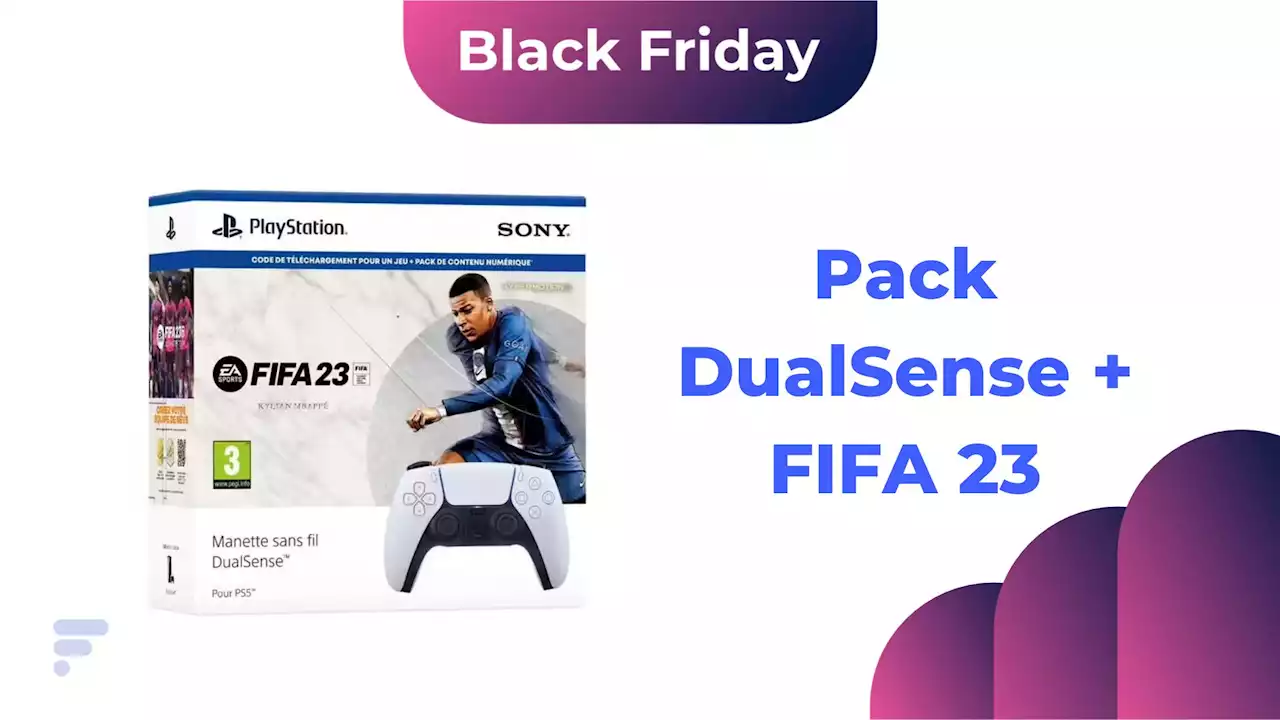 Le pack DualSense + FIFA 2023 PS5 est 15% moins cher pour le Black Friday