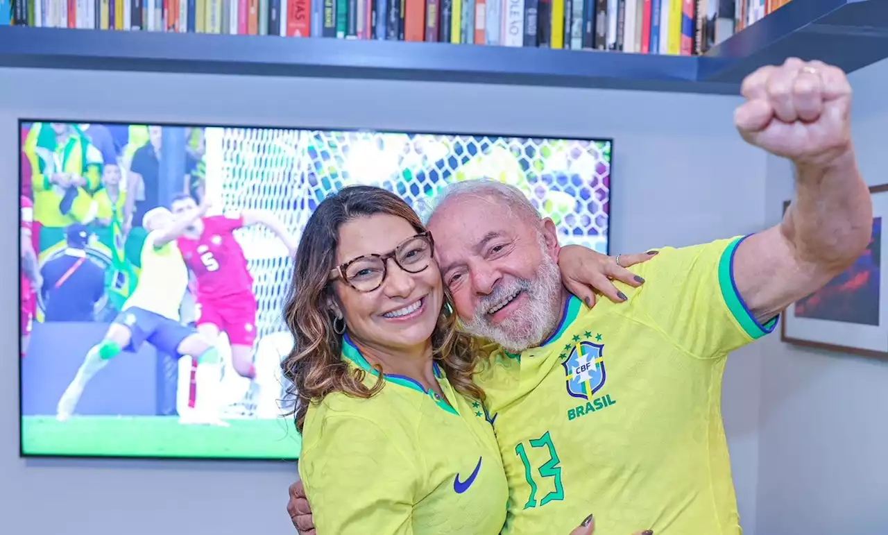 Copa do Mundo: Lula e Janja comemoram vitória do Brasil na estreia da Copa