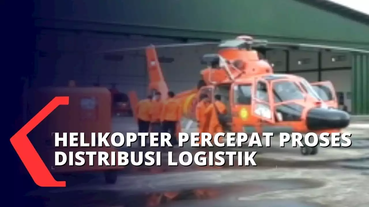 Helikopter Basarnas Kirimkan Bantuan Logistik ke 6 Desa Terisolasi yang Terdampak Gempa Cianjur