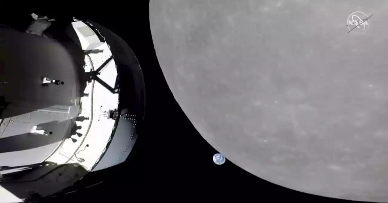 NASA's Orion capsule buzzes the moon in a last step before humans revisit lunar orbit