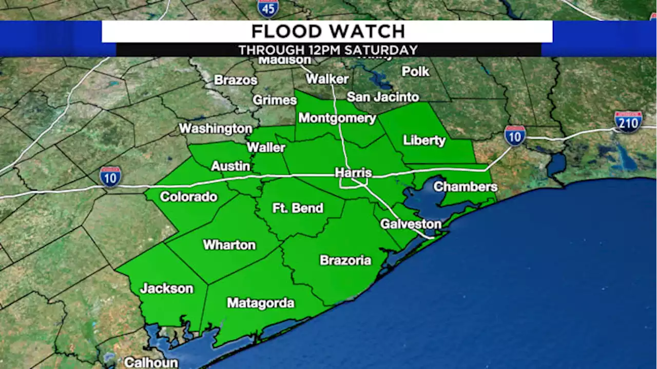 Flood watch through noon Saturday