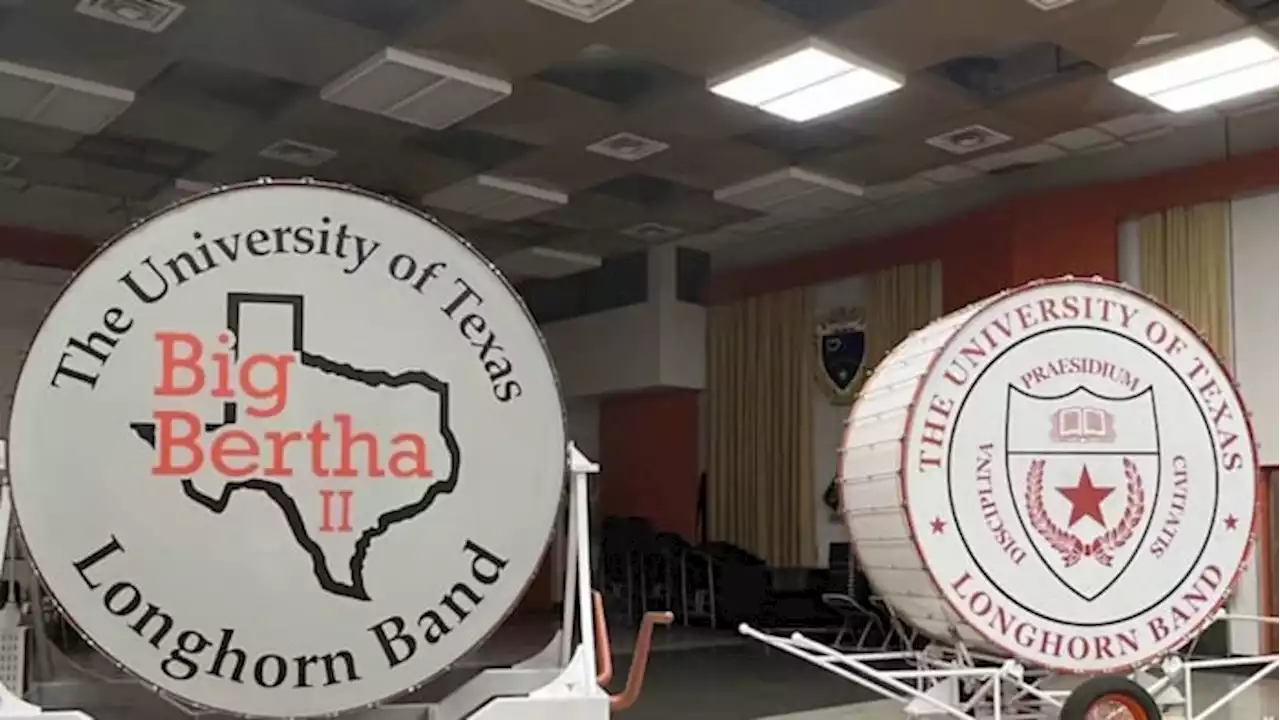 UT band bids farewell to 100-year-old bass drum ‘Big Bertha’