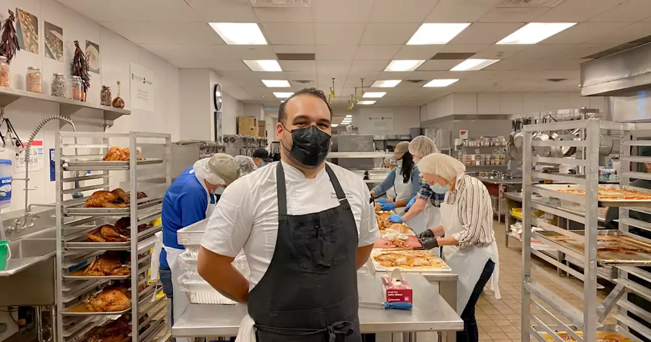 Angelenos Come Together To Stock Union Station Homeless Services With 450 Turkeys