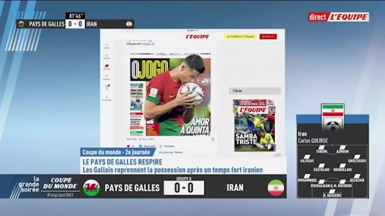 Cristiano Ronaldo buteur sur cinq Coupes du monde, un record salué par la presse mondiale