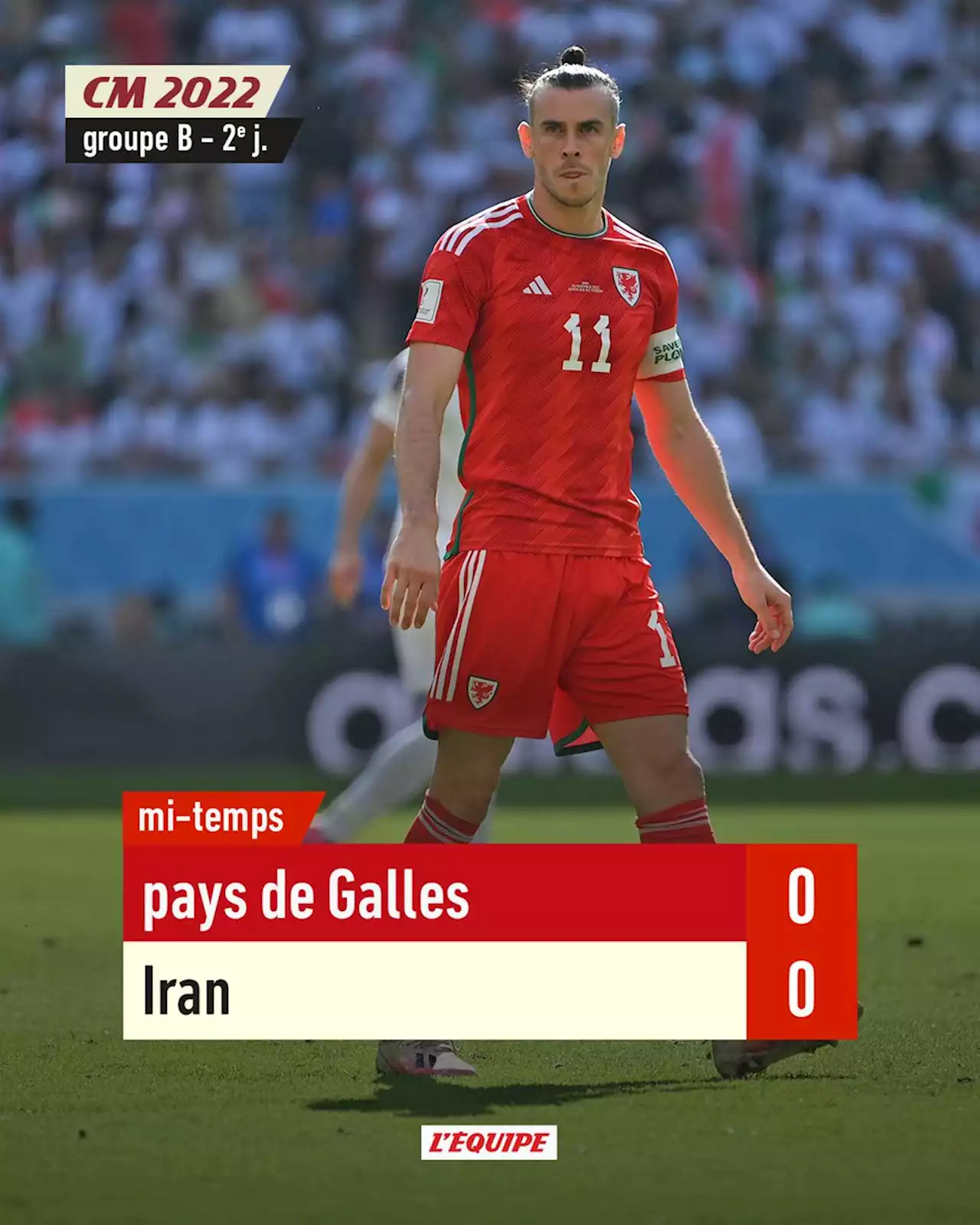 Pays de Galles - Iran en direct, Gr. B de Coupe du monde (25/11/2022)