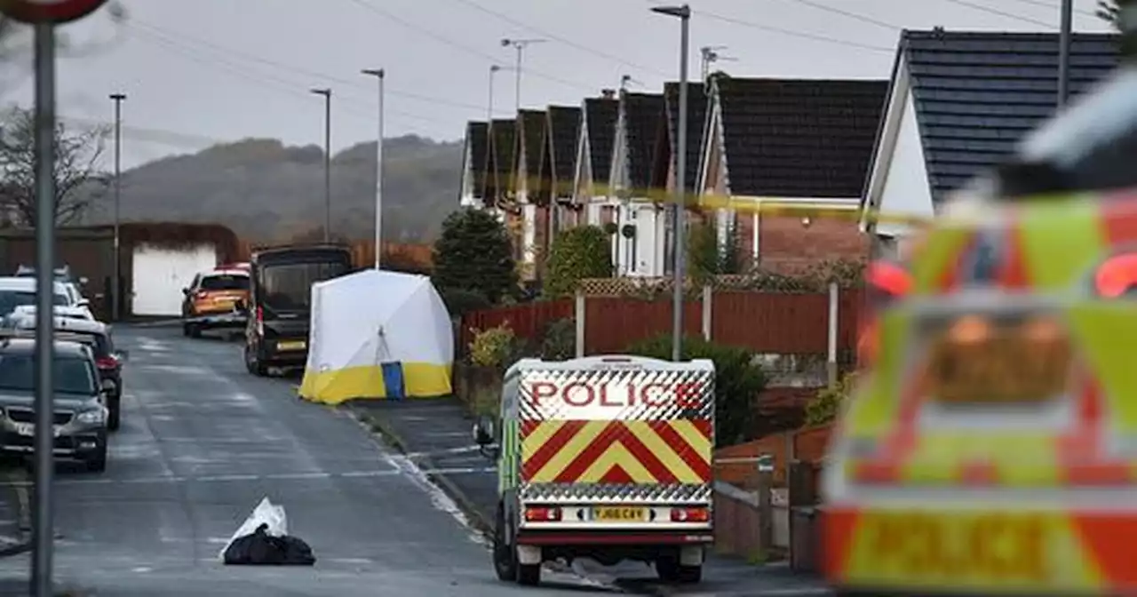 Dead body found on street as forensic tent and cordon in place