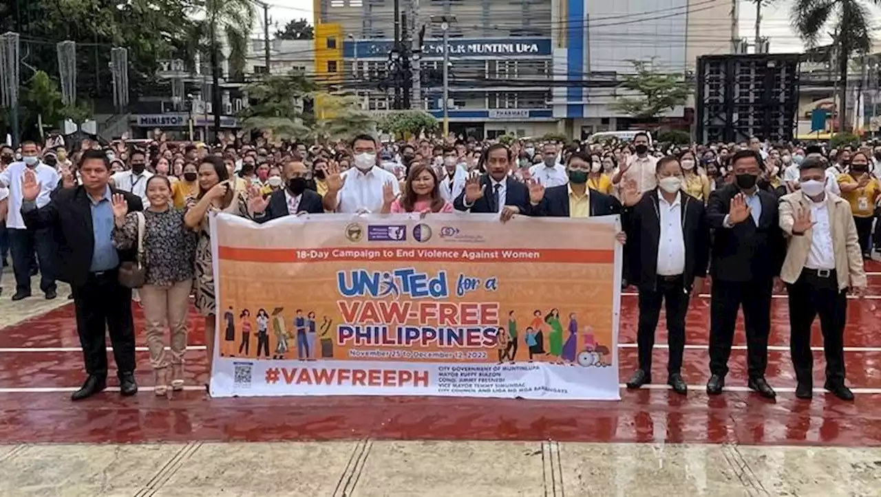 Muntinlupa mayor calls for end to violence against women, children