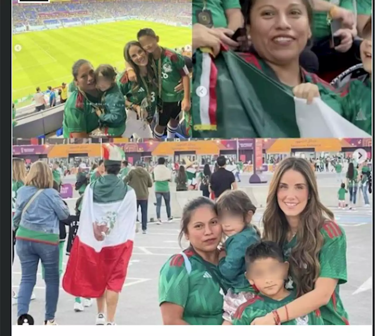 Esposa de Andrés Guardado, lleva a su niñera al Mundial