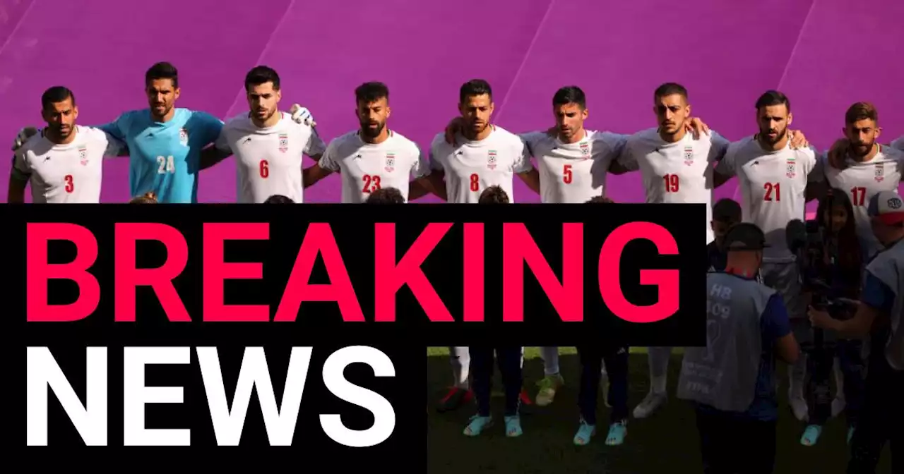 Iran players booed and jeered while singing national anthem ahead of Wales clash