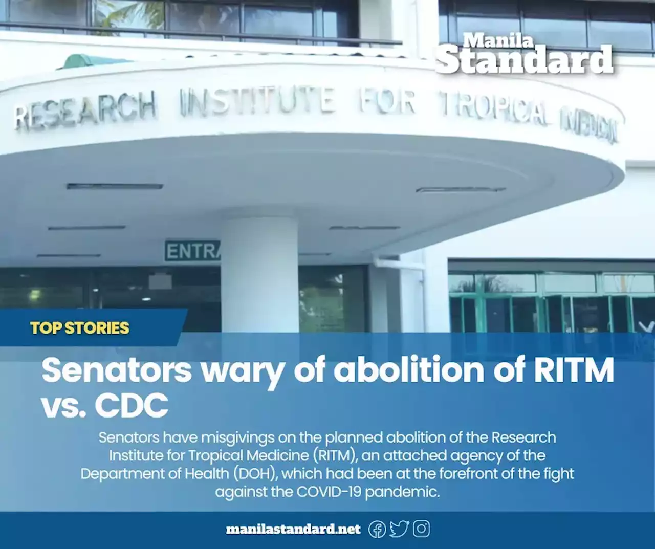 Senators wary of abolition of RITM vs. CDC