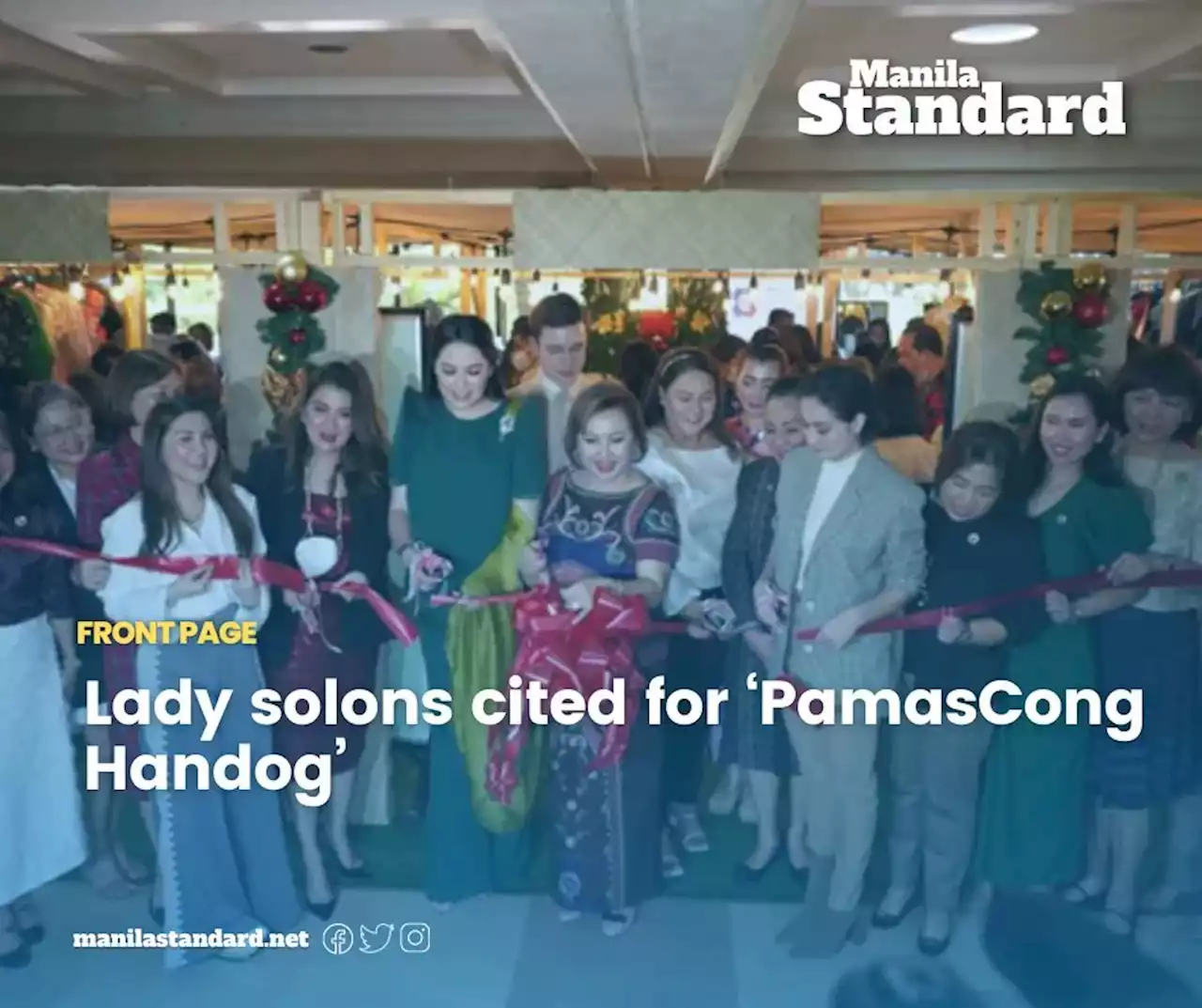 Lady solons cited for ‘PamasCong Handog’