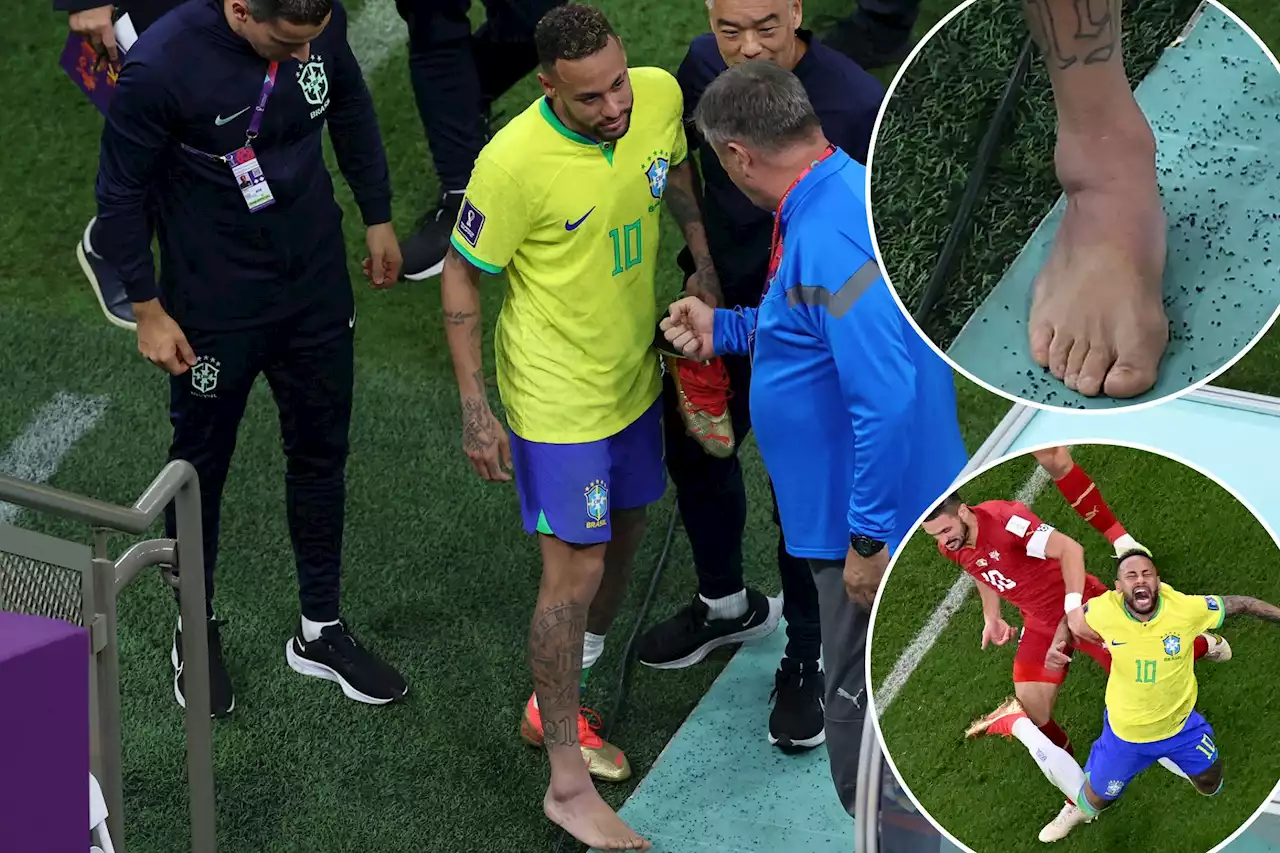 Brazil ‘confident’ Neymar can continue in World Cup after concerning injury