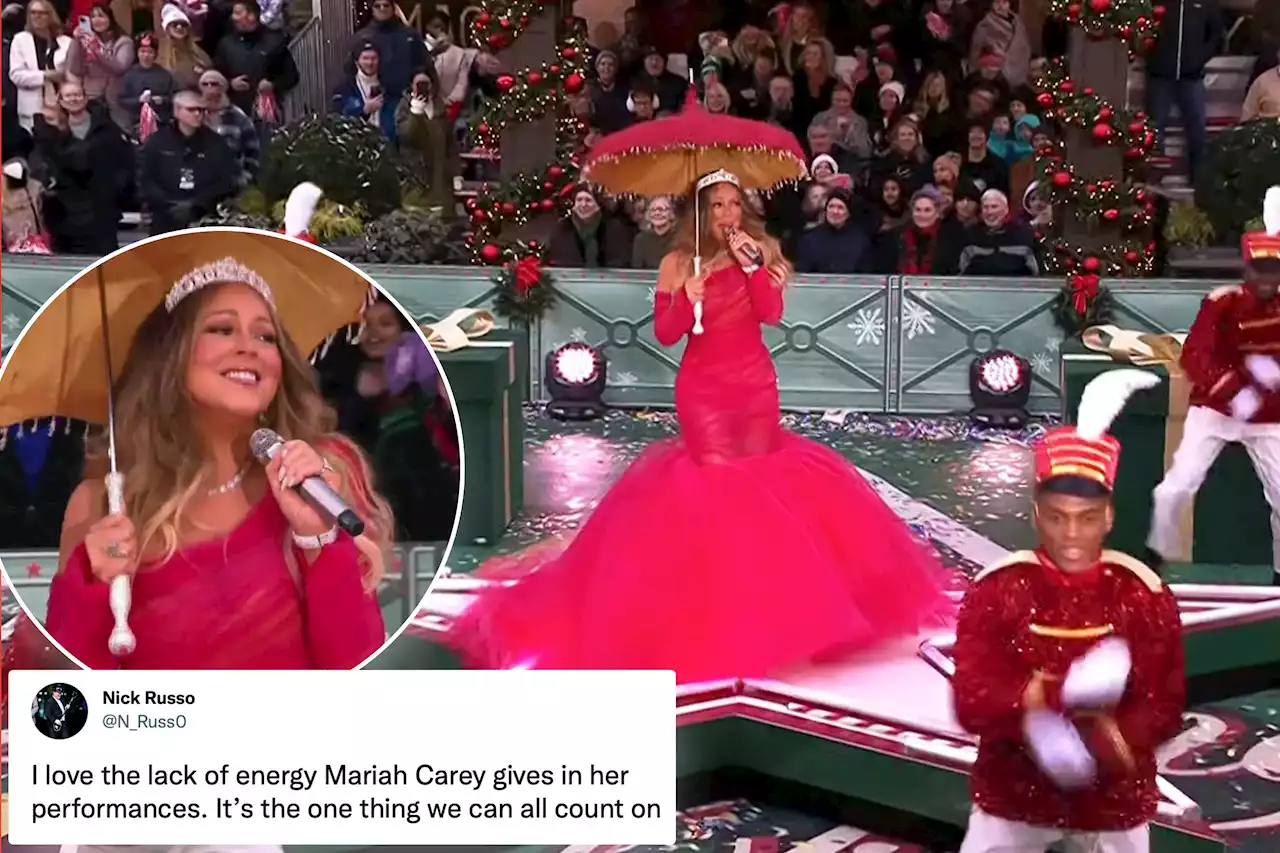 Internet doesn’t hold back after Mariah Carey’s Thanksgiving Day Parade performance