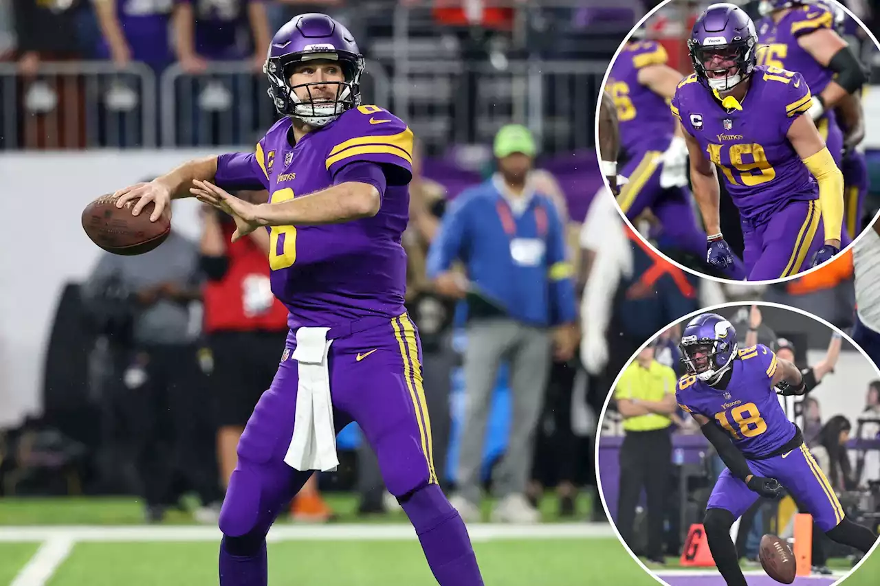 Kirk Cousins tosses three touchdowns in Vikings’ win over Patriots