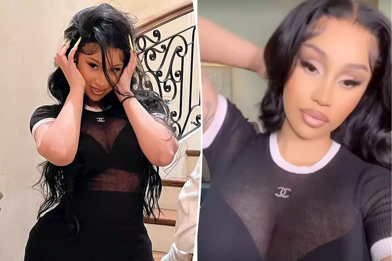 Cardi B narrowly avoids wearing ‘super see-through’ dress to family Thanksgiving